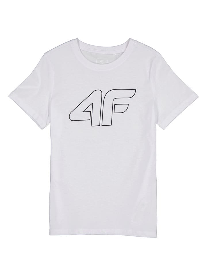 4F Koszulka w kolorze białym rozmiar: 152