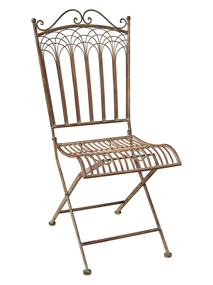 Novita Krzesło "Iron Line" w kolorze brązowym - 45 x 92 x 57 cm rozmiar: onesize