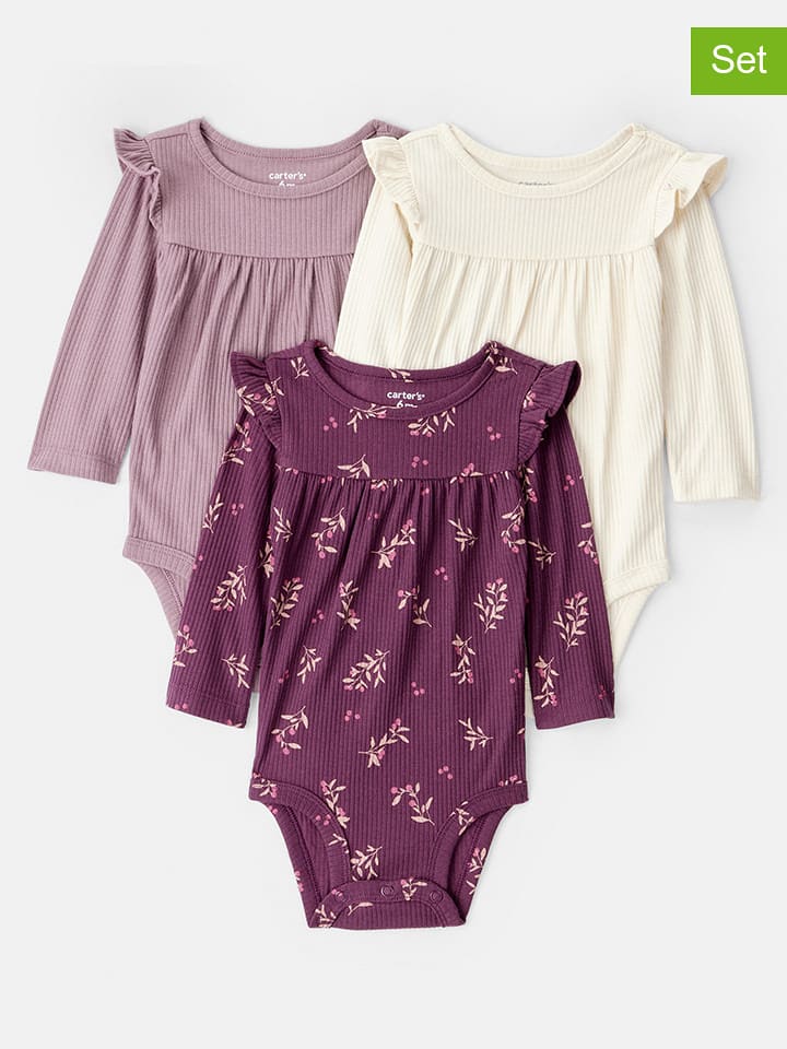 carter's Body (3 szt.) w różnych kolorach rozmiar: 68