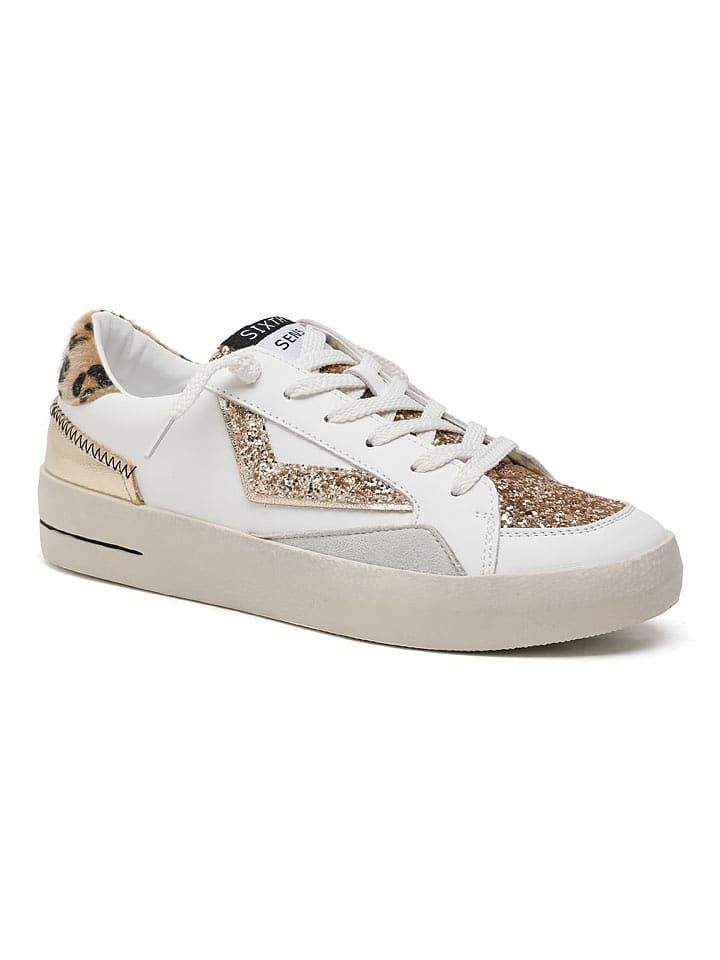 Sixth Sens Sneakersy w kolorze biało-jasnobrązowym rozmiar: 38