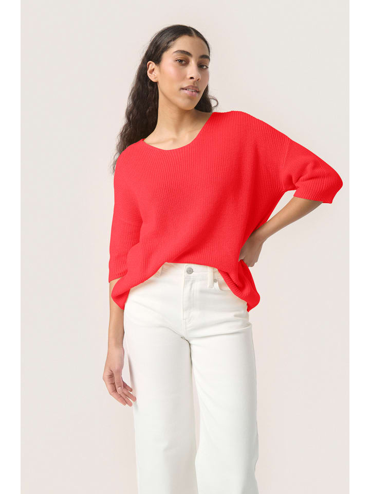 Soaked in Luxury Sweter "Soaked in Luxury" w kolorze czerwonym rozmiar: S