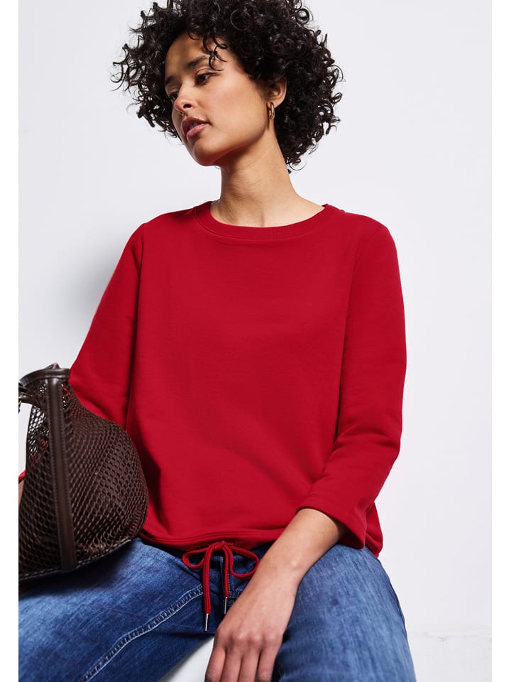 Street One Bluza w kolorze czerwonym rozmiar: 42