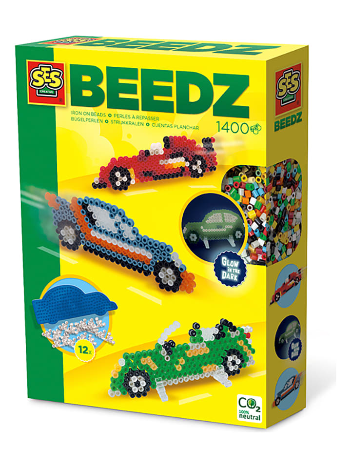 SES Zestaw koralików do prasowanek "Auto" - 5+ rozmiar: onesize