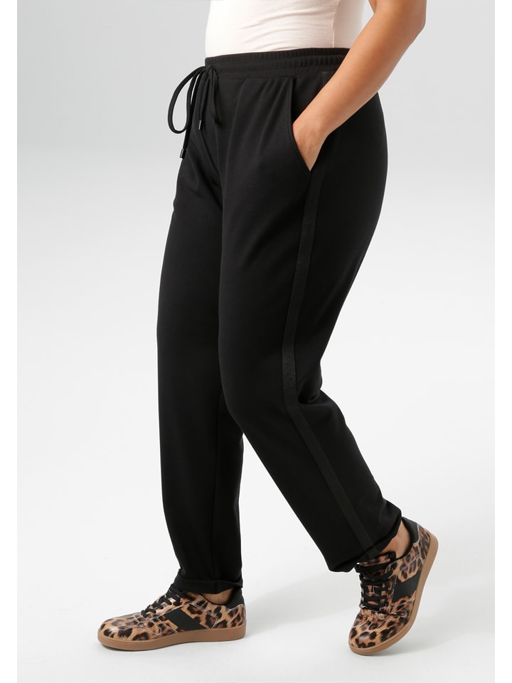 Aniston Spodnie w kolorze czarnym rozmiar: 50