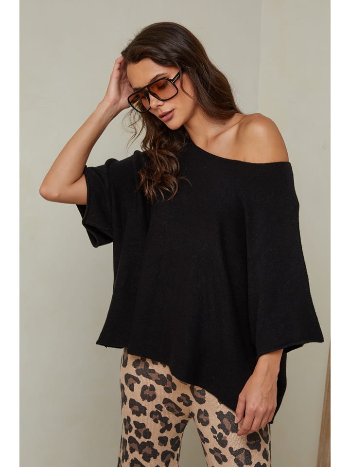 So Cachemire Sweter "Letavertes" w kolorze czarnym rozmiar: S