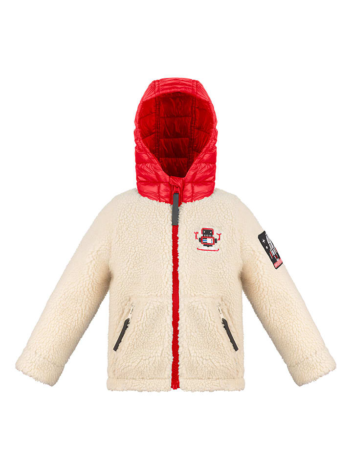 Poivre Blanc Kurtka pluszowa w kolorze kremowo-czerwonym rozmiar: 128