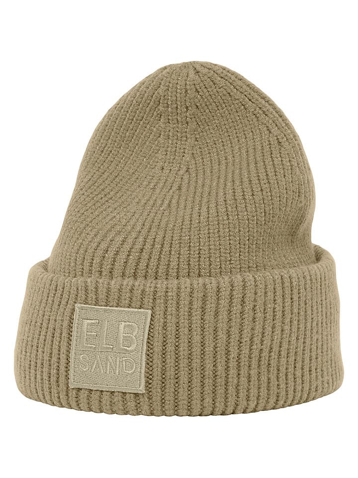 ELBSAND Czapka beanie "Nora" w kolorze oliwkowym rozmiar: onesize