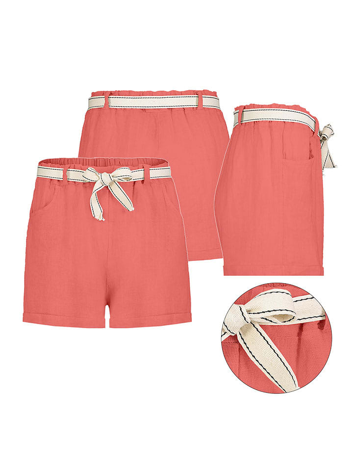 Eight2Nine Szorty w kolorze czerwonym rozmiar: L/XL