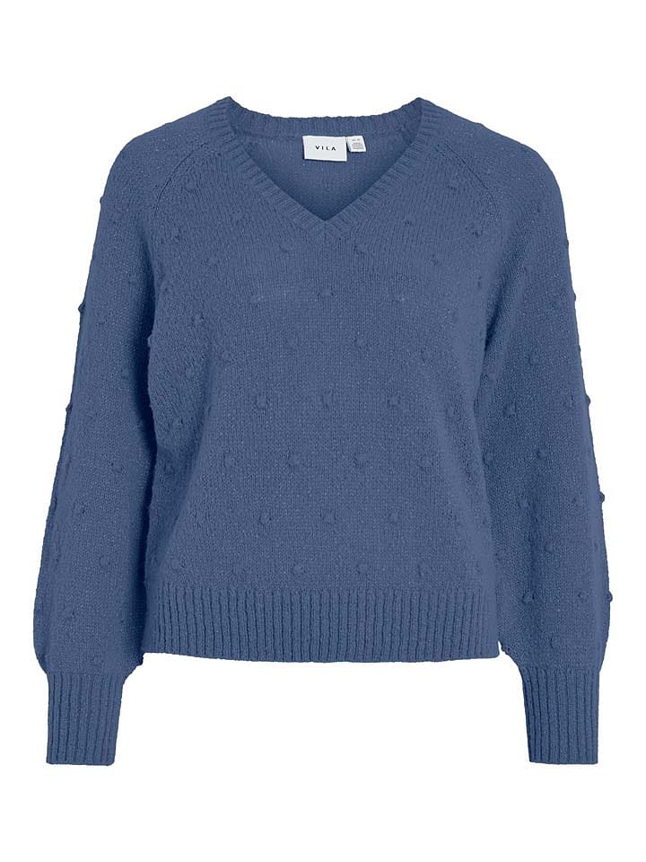 Vila Sweter w kolorze niebieskim rozmiar: S