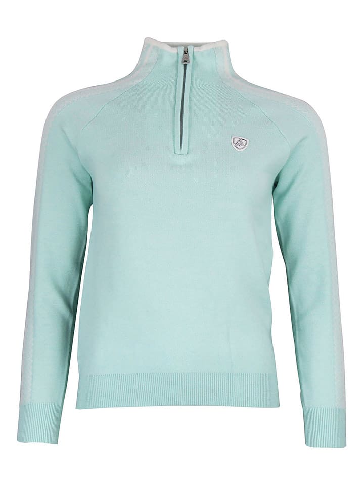 Peak Mountain Sweter "Adomino" w kolorze turkusowym rozmiar: XL