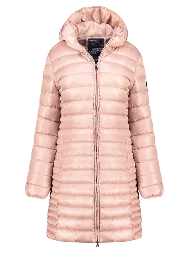 Geographical Norway Płaszcz pikowany "Annecy" w kolorze jasnoróżowym rozmiar: L