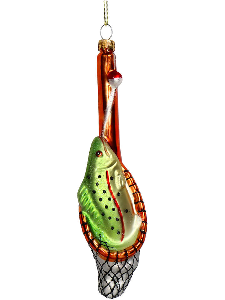 Kersten Bombka "Fishing" ze wzorem - wys. 16,7 cm rozmiar: onesize