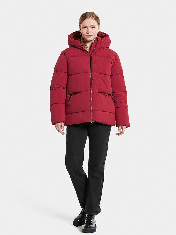 Didriksons Kurtka pikowana "Nomi" w kolorze czerwonym rozmiar: 40/42