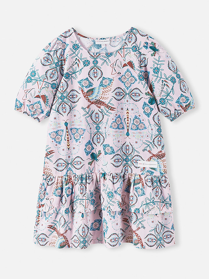 Reima Sukienka "Angervo" w kolorze biało-niebieskim rozmiar: 152