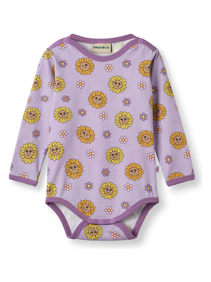 Småfolk Body w kolorze fioletowym rozmiar: 98
