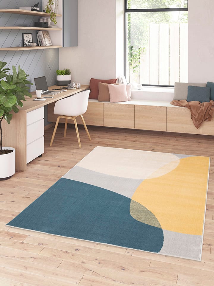 bobochic Dywan w kolorze żółto-niebieskim rozmiar: 160x230 cm