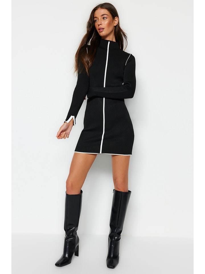 trendyol Sukienka w kolorze czarnym rozmiar: L