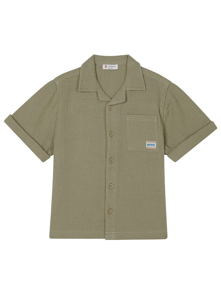 Noppies Koszula "Lavonia" w kolorze khaki rozmiar: 134