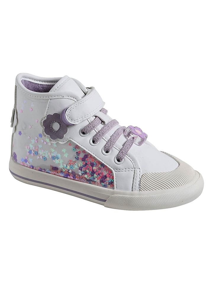 vertbaudet Sneakersy w kolorze białym ze wzorem rozmiar: 27