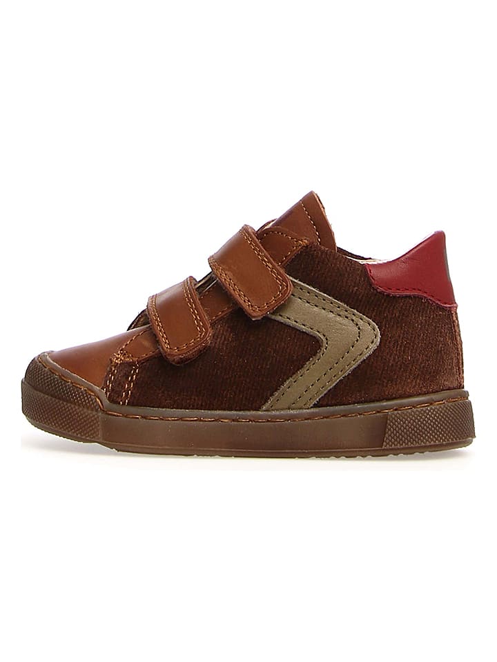 Naturino Skórzane botki "Heist VL" w kolorze brązowym rozmiar: 28