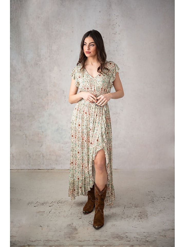 Lula Natura Sukienka w kolorze beżowym rozmiar: onesize