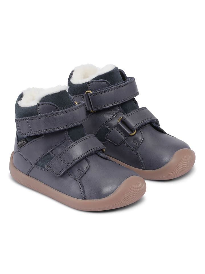 Bundgaard Skórzane botki zimowe "Walk Winter" w kolorze granatowym rozmiar: 21