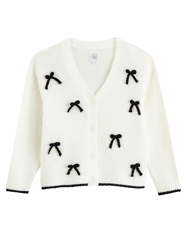 COOL CLUB Kardigan w kolorze białym rozmiar: 116