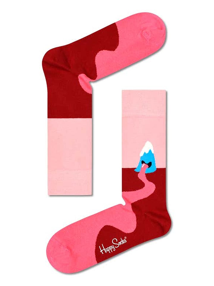 Happy Socks Skarpety w kolorze jasnoróżowym rozmiar: 41-46