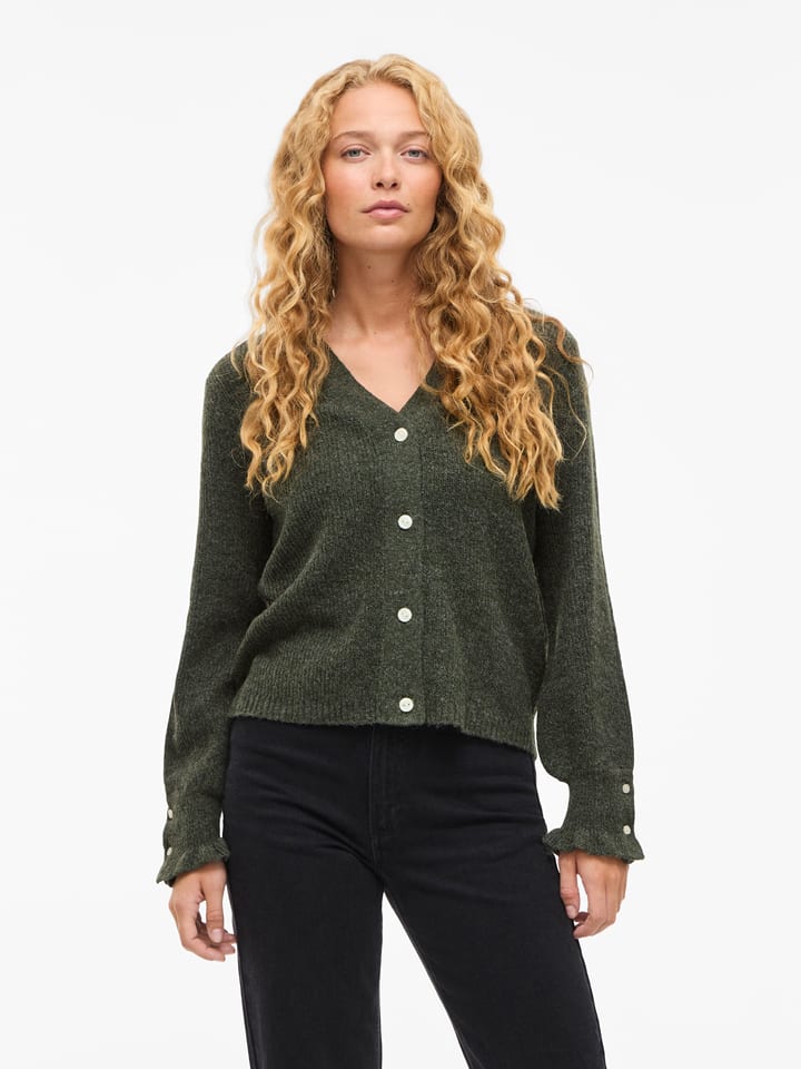 Vila Kardigan "Vitilda" w kolorze khaki rozmiar: XL