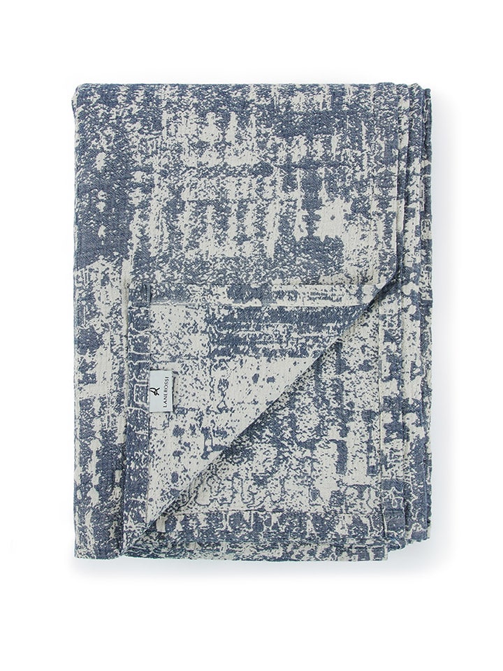 Lanerossi Pled w kolorze granatowym - 255 x 220 cm rozmiar: onesize