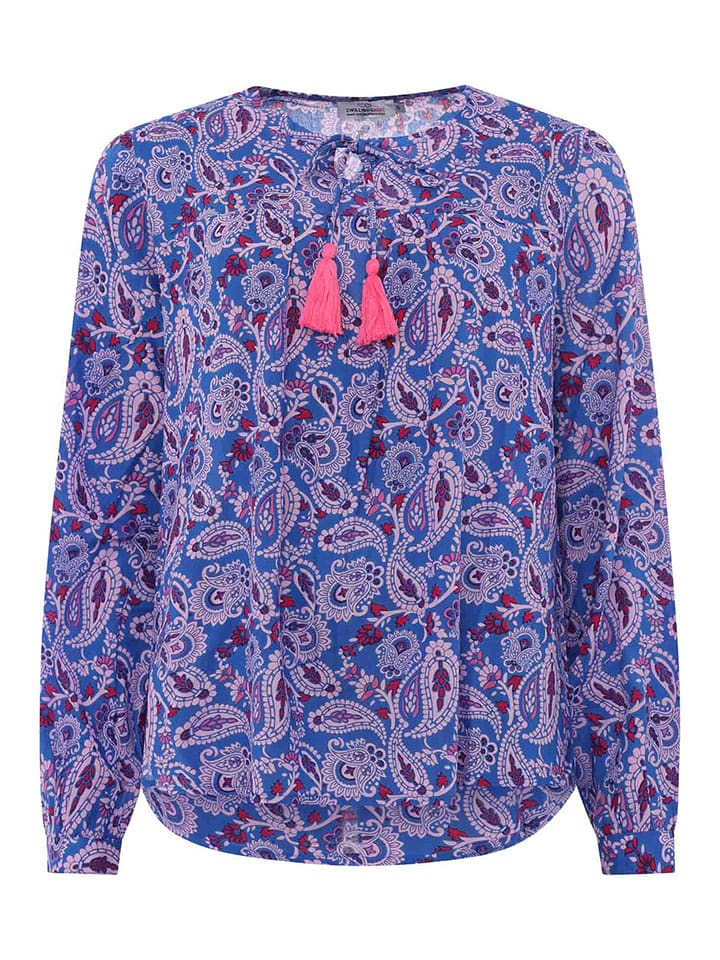 Zwillingsherz Bluzka w kolorze niebieskim rozmiar: S/M