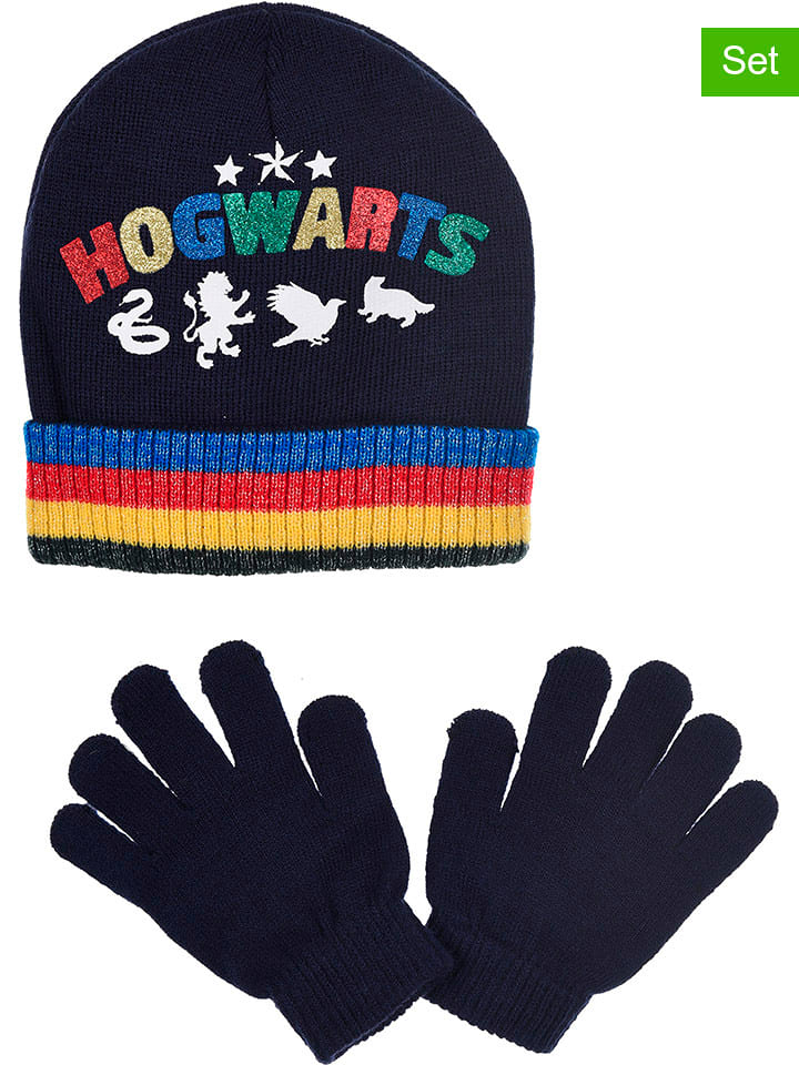 Harry Potter 2-częściowy zestaw "Harry Potter" w kolorze granatowym rozmiar: 52 cm