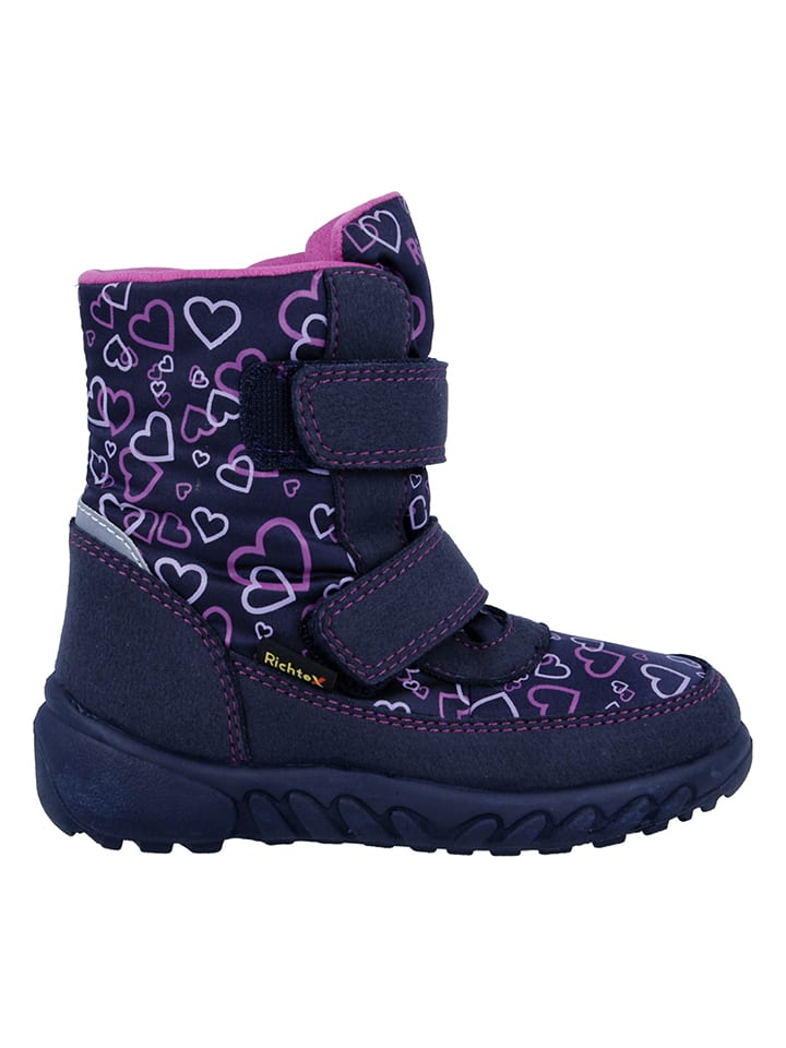 Richter Shoes Kozaki zimowe "Husky" w kolorze granatowym rozmiar: 33