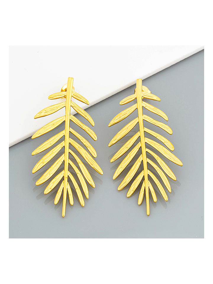 LA CHIQUITA Pozłacane kolczyki-wkrętki rozmiar: onesize