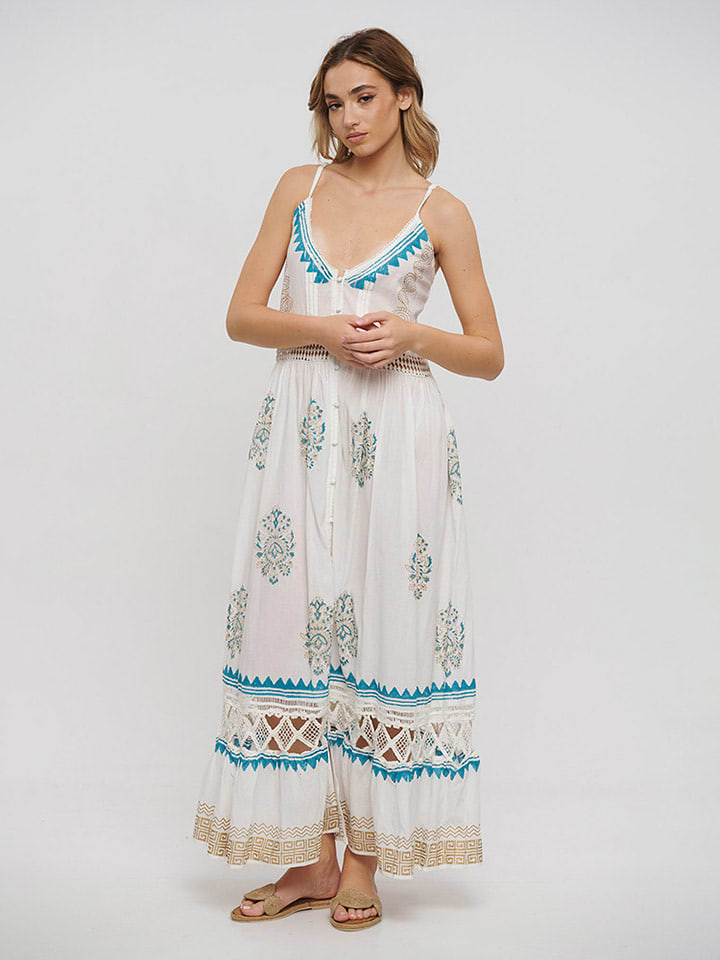 BLE Sukienka w kolorze biało-błękitnym rozmiar: onesize