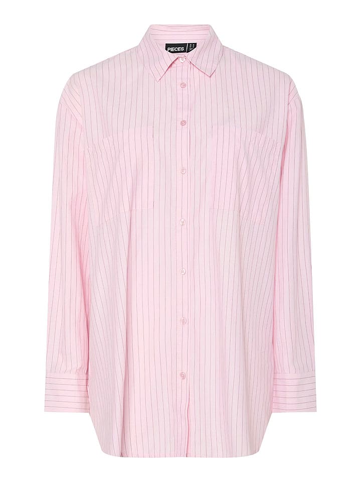 Pieces Bluzka "Melia" w kolorze jasnoróżowym rozmiar: XL