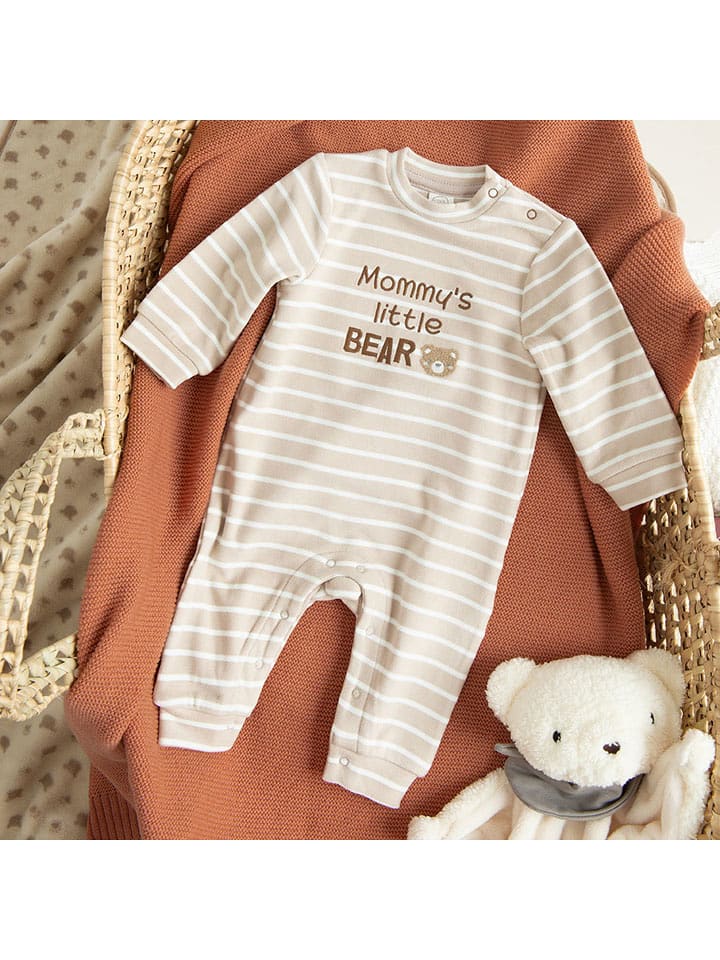 COOL CLUB Rampers w kolorze beżowym rozmiar: 68