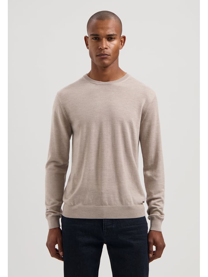 DSTREZZED Wełniany sweter w kolorze beżowym rozmiar: XL