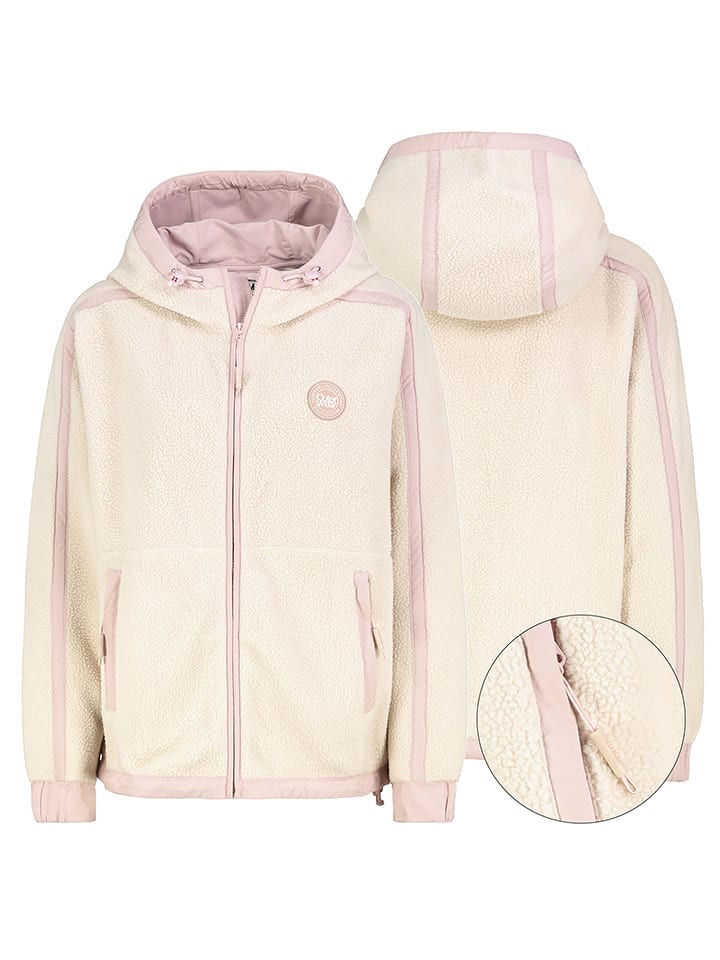 Sublevel Kurtka polarowa w kolorze kremowo-jasnoróżowym rozmiar: XS