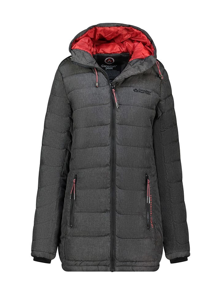 Canadian Peak Płaszcz pikowany "Astaneak" w kolorze czarnym rozmiar: XL
