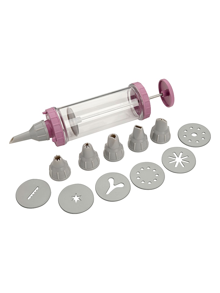 Zenker Strzykawka w kolorze jasnoróżowym do dekorowania - dł. 18 cm rozmiar: onesize