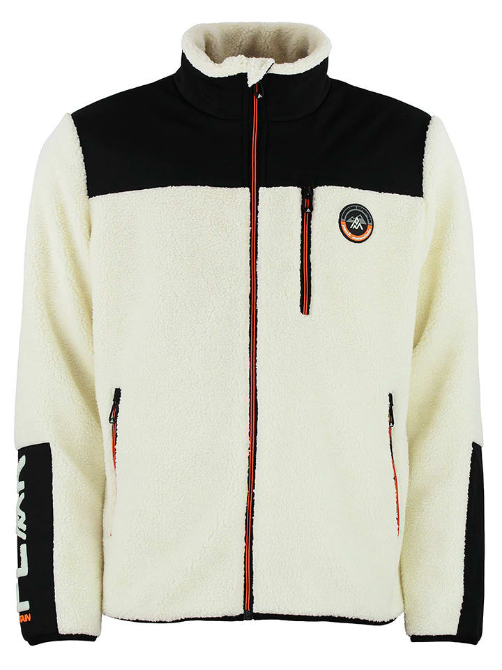 Peak Mountain Kurtka polarowa "Cafron" w kolorze beżowym rozmiar: M