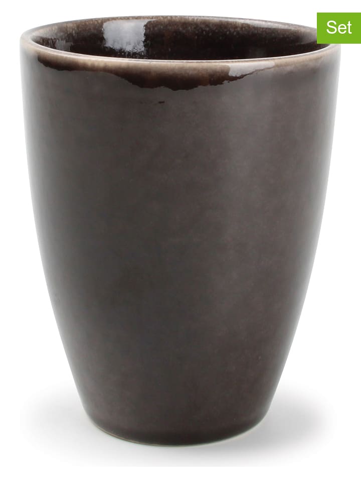 Salt and Pepper Kubki (4 szt.) "Artisan" w kolorze brązowym - 300 ml rozmiar: onesize