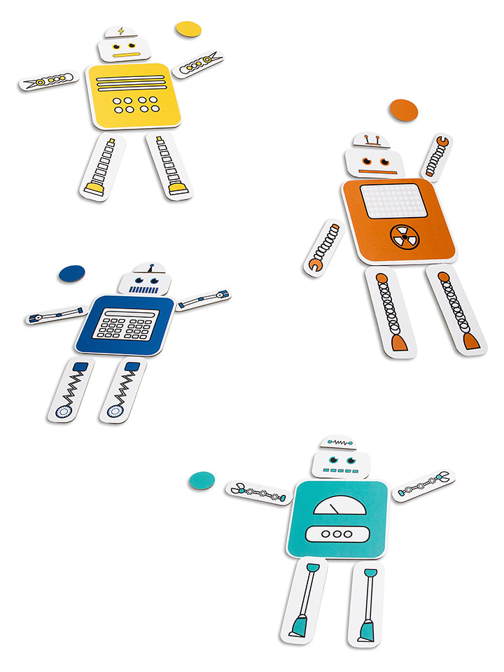 BS Toys Puzzle "Robot friends" - 3+ rozmiar: onesize