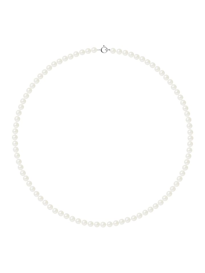 Pearline Naszyjnik z pereł w kolorze białym - dł. 42 cm rozmiar: onesize