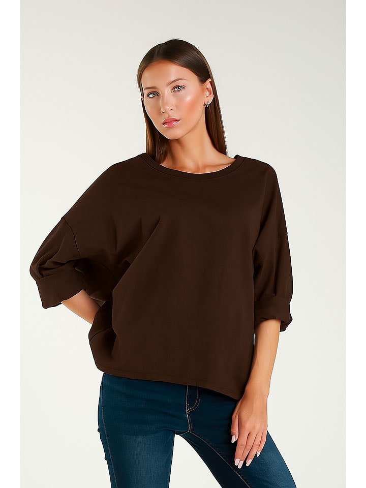 Tamba Bluza w kolorze brązowym rozmiar: 36-42