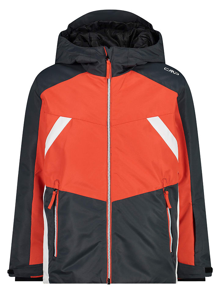 CMP Kurtka narciarska w kolorze pomarańczowo-antracytowym rozmiar: 98