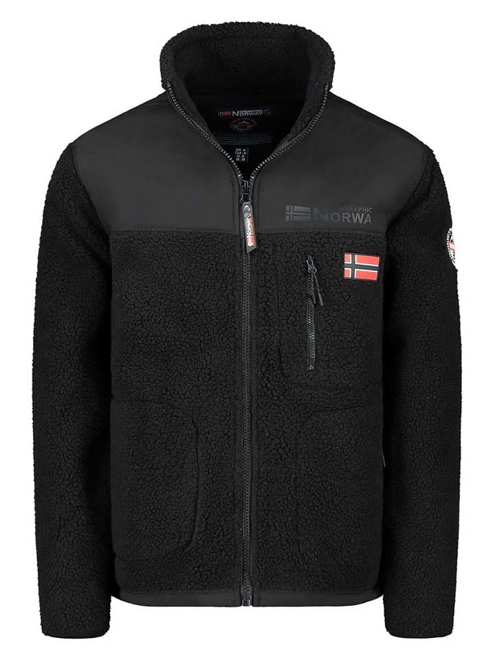 Geographical Norway Kurtka polarowa "Tuvalu" w kolorze czarnym rozmiar: S