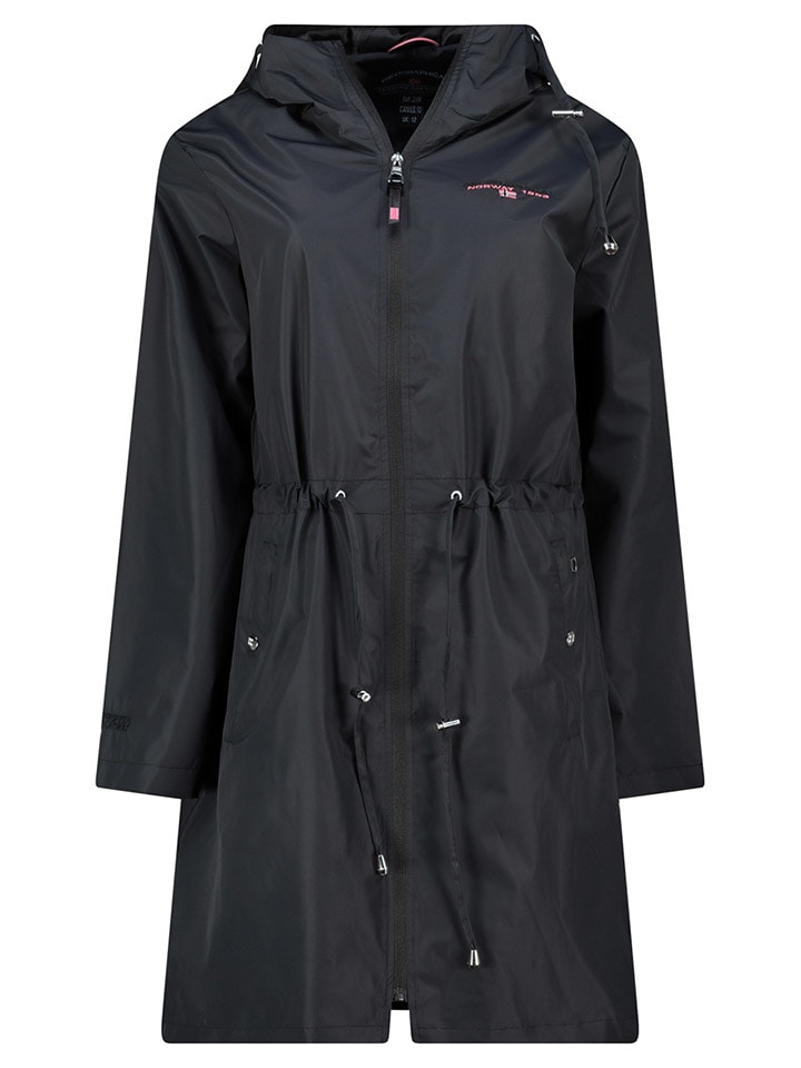 Geographical Norway Parka "Dagny" w kolorze czarnym rozmiar: L