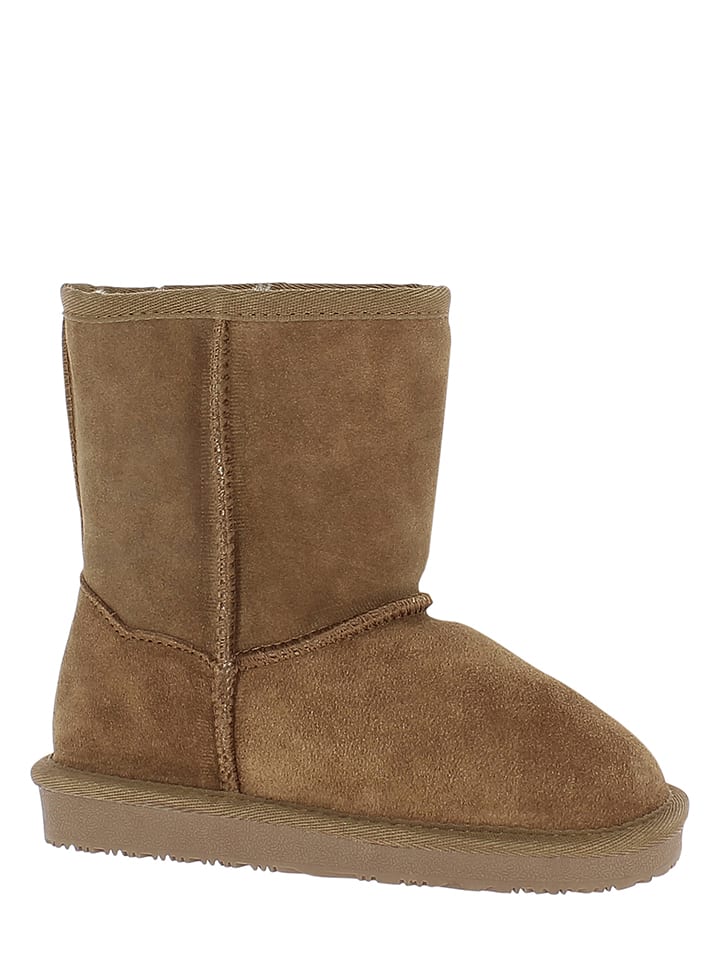 Gooce Skórzane kozaki zimowe "Skiddaw Youth" w kolorze brązowym rozmiar: 33